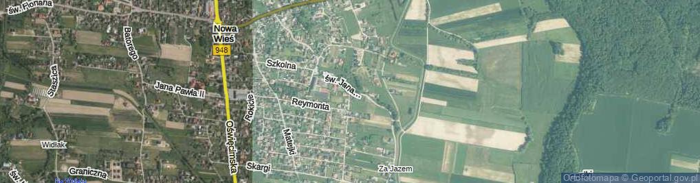 Zdjęcie satelitarne św. Jana Kantego ul.